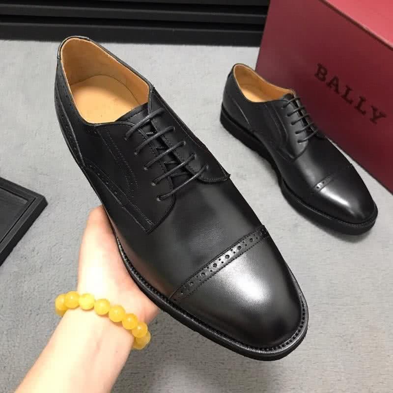 Bally Leather Shoes Cowhide Black Men 6