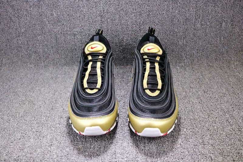 Nike Air Max 97 QS Black Gold Men Women Shoes 4