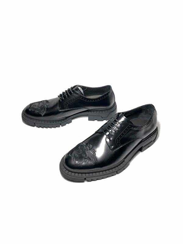 Versace Cowhide lining Brogues Loafers Pattern Classic Black Men 2
