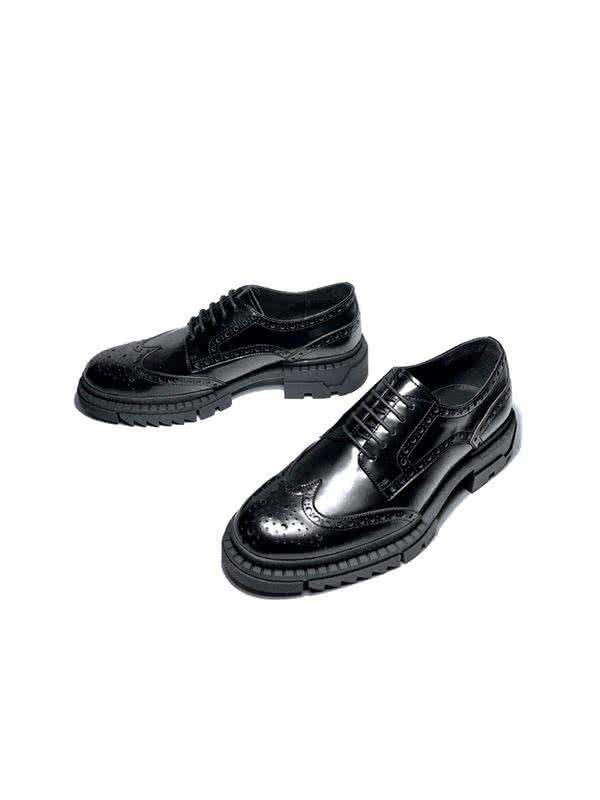 Versace Cowhide lining Brogues Loafers Classic Pattern Black Men 2