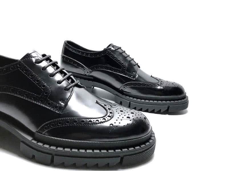 Versace Cowhide lining Brogues Loafers Classic Pattern Black Men 4