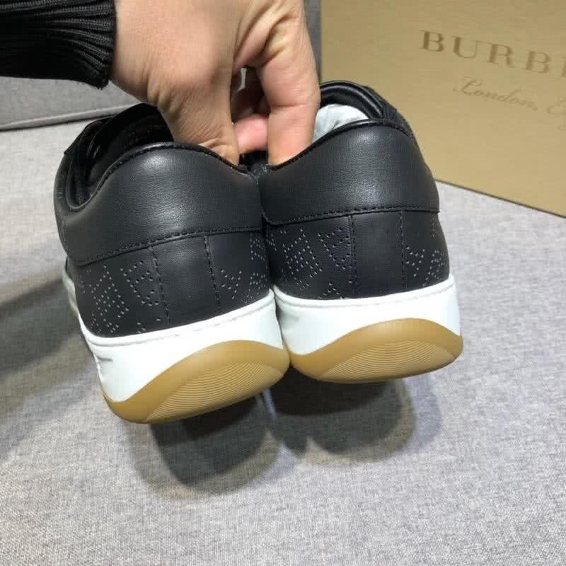 Burberry Fashion Comfortable Sneakers Cowhide Black Men 9
