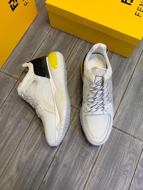 Fendi Sneakers White Grey Black And Yellow Men 2