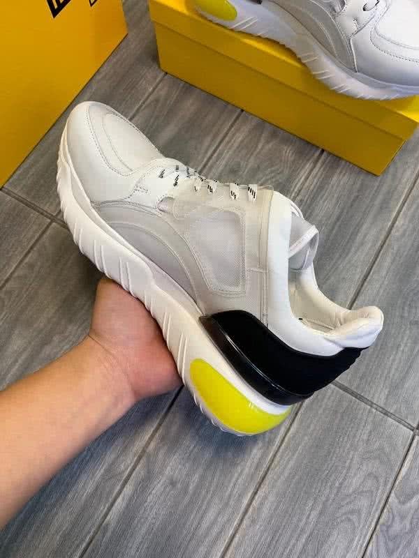 Fendi Sneakers White Grey Black And Yellow Men 5