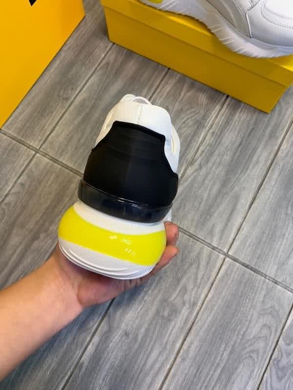 Fendi Sneakers White Grey Black And Yellow Men 6
