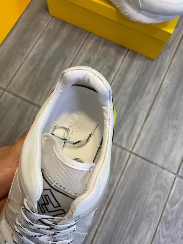 Fendi Sneakers White Grey Black And Yellow Men 7