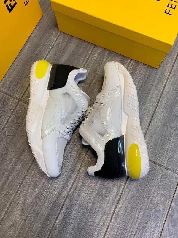 Fendi Sneakers White Grey Black And Yellow Men 9