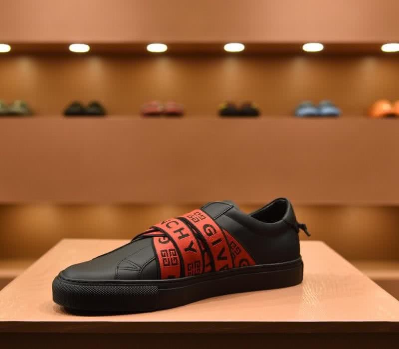 Givenchy Sneakers Red Tie Black Upper Men 2