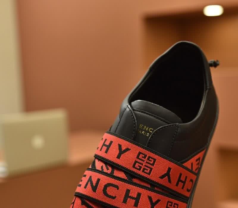 Givenchy Sneakers Red Tie Black Upper Men 7