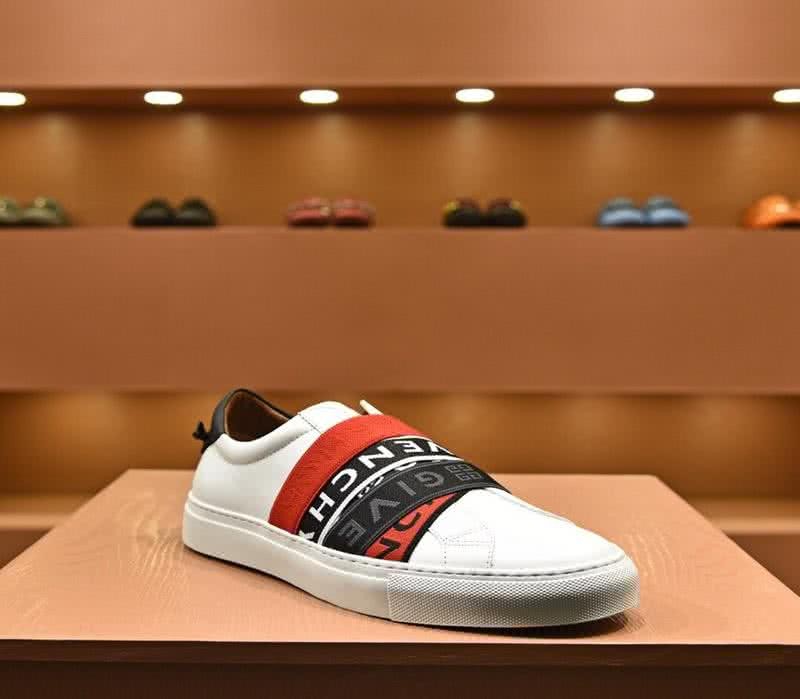 Givenchy Sneakers Red And Black Tie White Upper Men 2