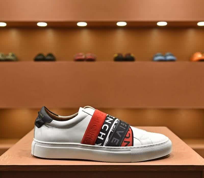 Givenchy Sneakers Red And Black Tie White Upper Men 3