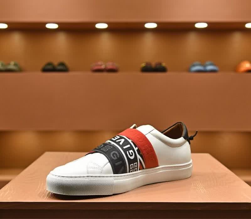 Givenchy Sneakers Red And Black Tie White Upper Men 4