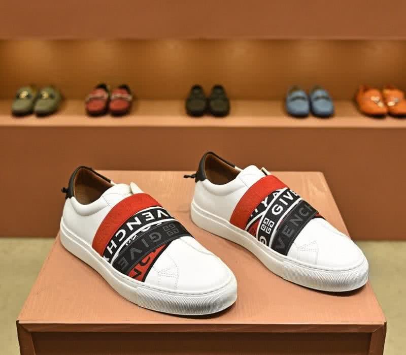 Givenchy Sneakers Red And Black Tie White Upper Men 5