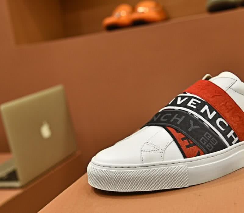 Givenchy Sneakers Red And Black Tie White Upper Men 6