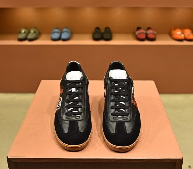 Dior Sneakers Black White Upper Rubber Sole Men 6