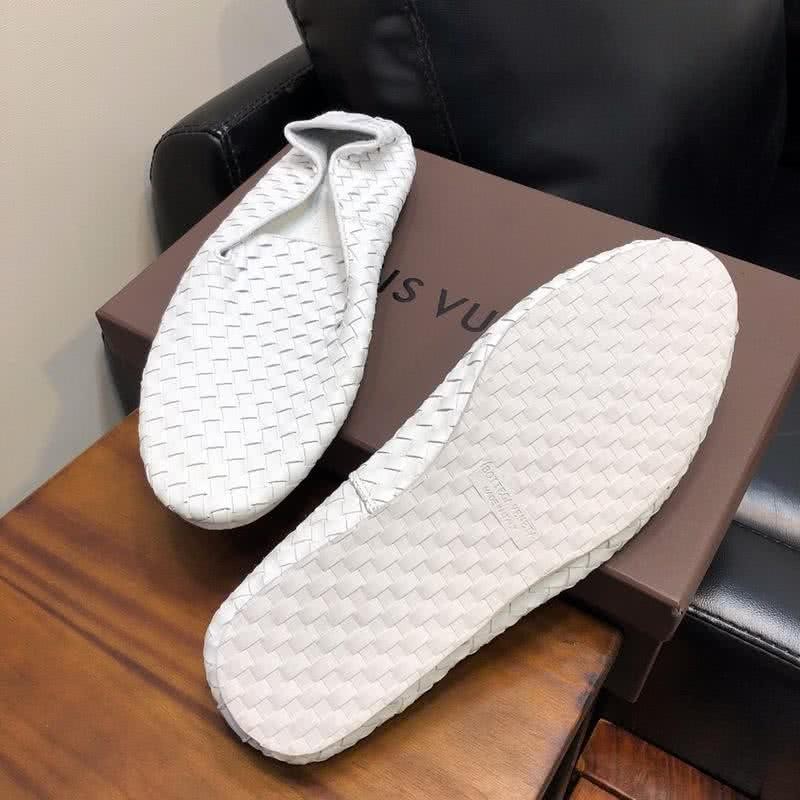 Alexander McQueen Loafers Knit Leather All White Men 3