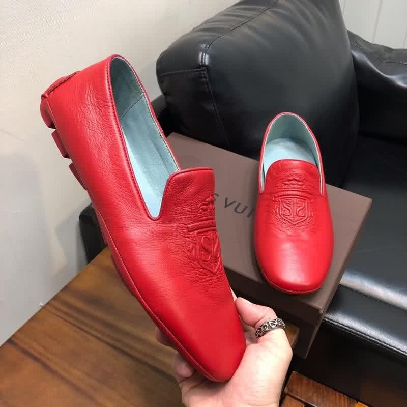 Alexander McQueen Loafers Leather All Red Men 3