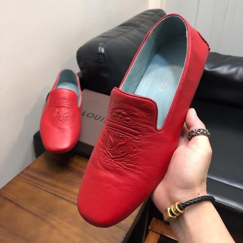 Alexander McQueen Loafers Leather All Red Men 4