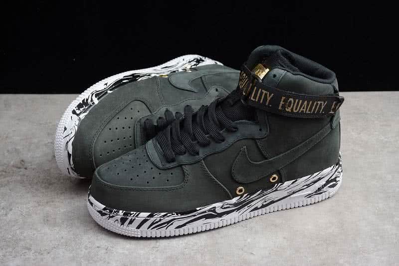 Nike Air Force1 AF1 Shoes Black Men 5