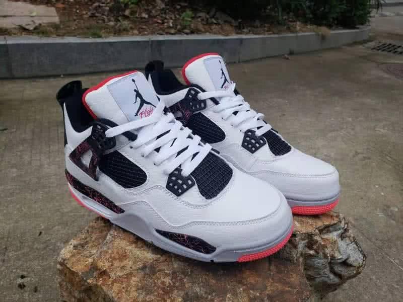 Air Jordan 4 Black And White Men 4