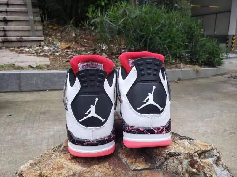 Air Jordan 4 Black And White Men 5