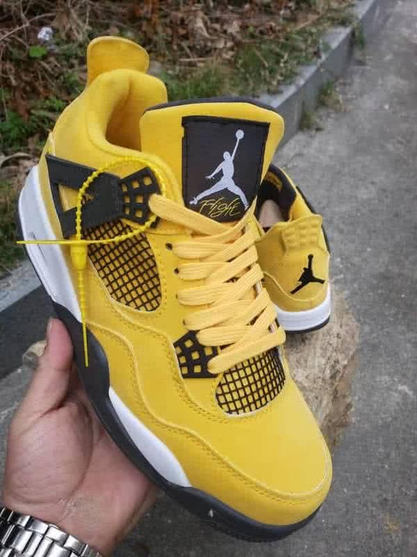 Air Jordan 4 Yellow Men 3