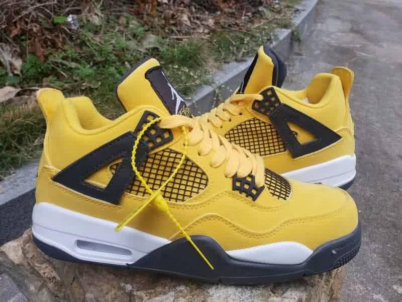 Air Jordan 4 Yellow Men 5