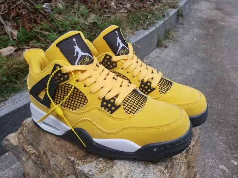 Air Jordan 4 Yellow Men 6