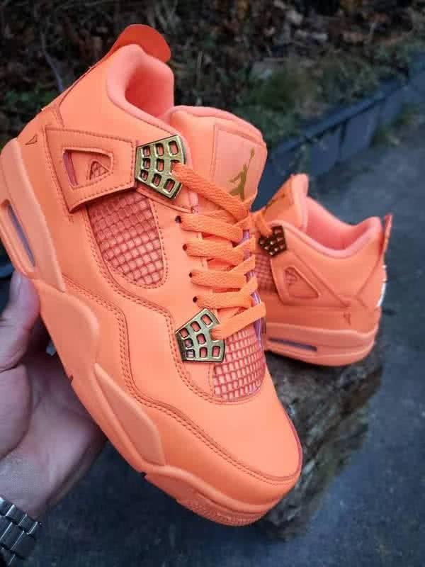 Air Jordan 4 Shoes Orange Men 2