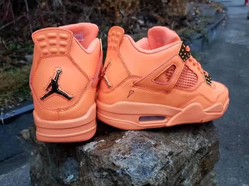 Air Jordan 4 Shoes Orange Men 3