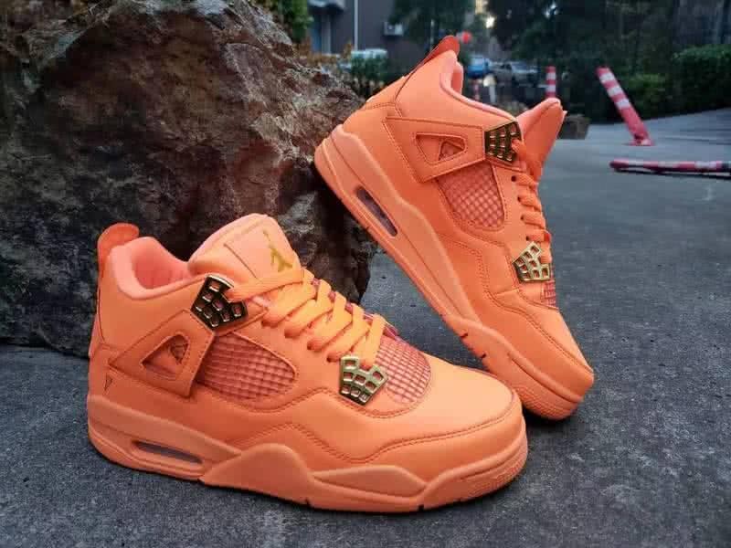Air Jordan 4 Shoes Orange Men 5