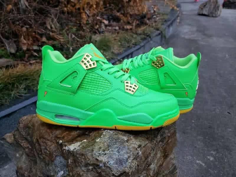 Air Jordan 4 Shoes Green Men 2
