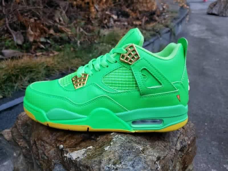 Air Jordan 4 Shoes Green Men 5