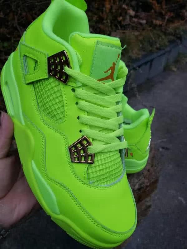 Air Jordan 4 Shoes Yellow Men 2