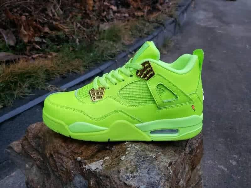 Air Jordan 4 Shoes Yellow Men 4
