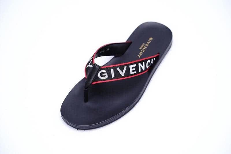Givenchy Flip Flops Black White And Red Men 3