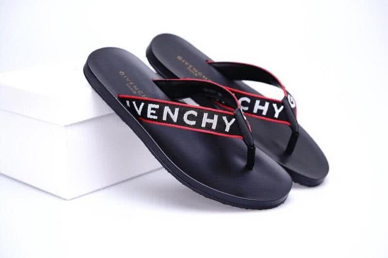 Givenchy Flip Flops Black White And Red Men 6
