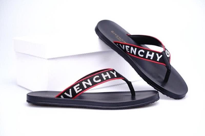 Givenchy Flip Flops Black White And Red Men 7