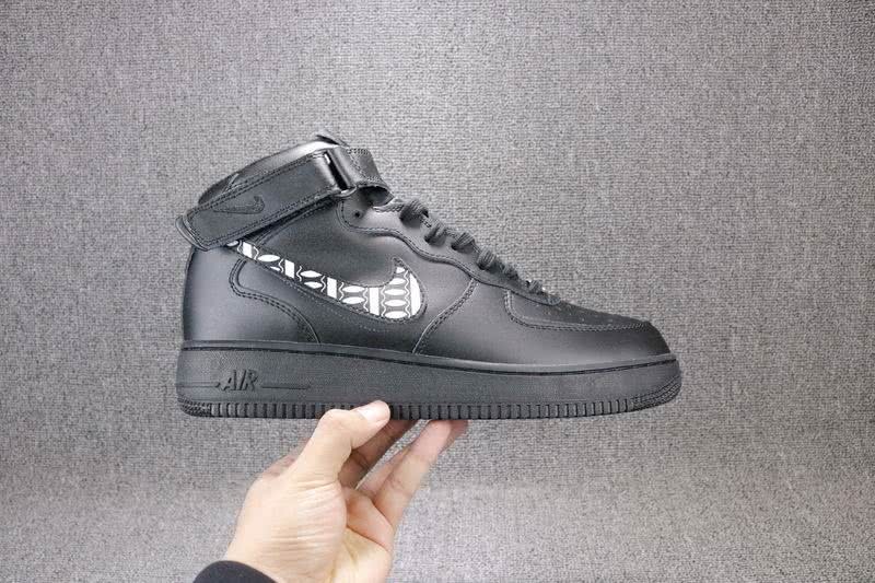 Nike Air Force1 AF1 Shoes Black Men/Women 4
