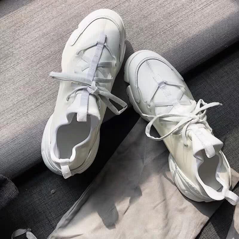 Dior Sneakers All White Men And Women 7