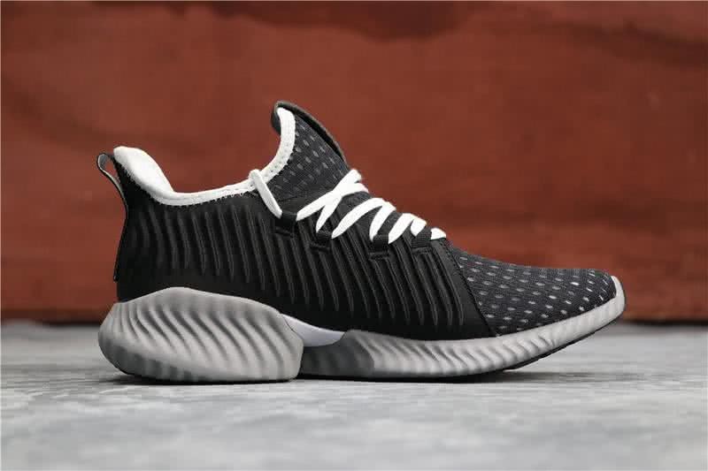 Adidas Alpha Bounce Black Grey And White Men And Women 2