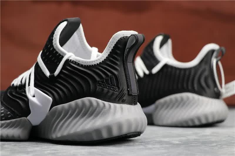 Adidas Alpha Bounce Black Grey And White Men And Women 5