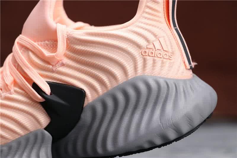 Adidas Alpha Bounce Pink Upper Grey Sole Women 7