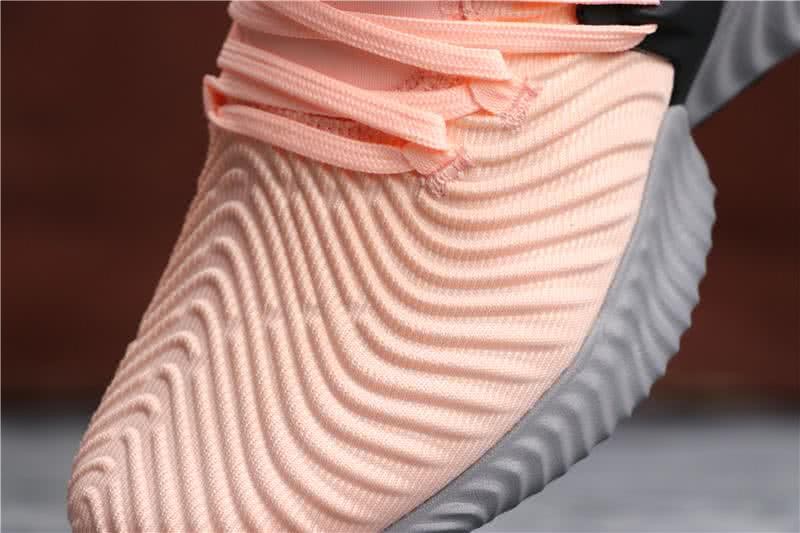 Adidas Alpha Bounce Pink Upper Grey Sole Women 8