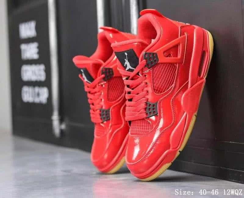 Air Jordan 4 Shoes Red Men 2