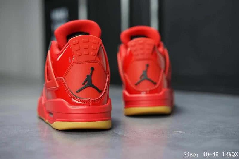 Air Jordan 4 Shoes Red Men 3