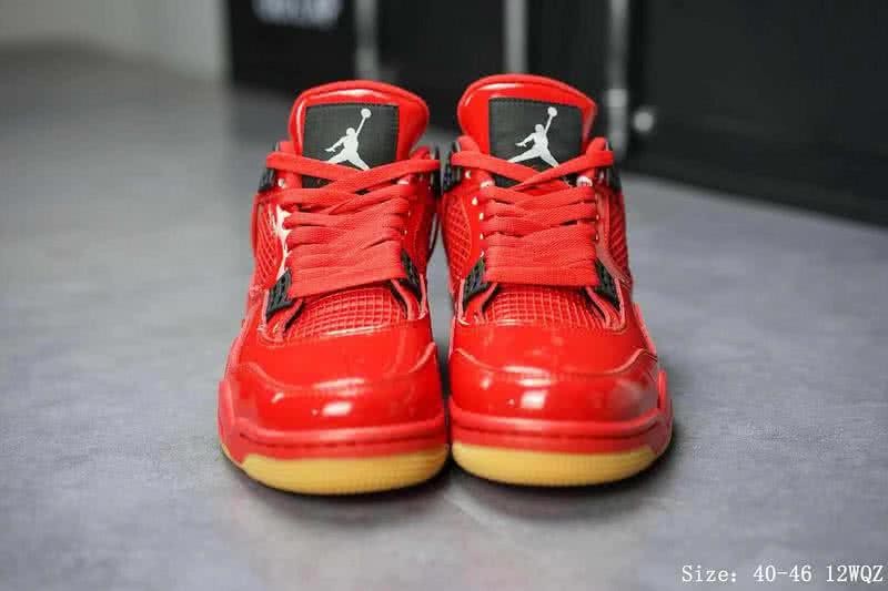 Air Jordan 4 Shoes Red Men 5