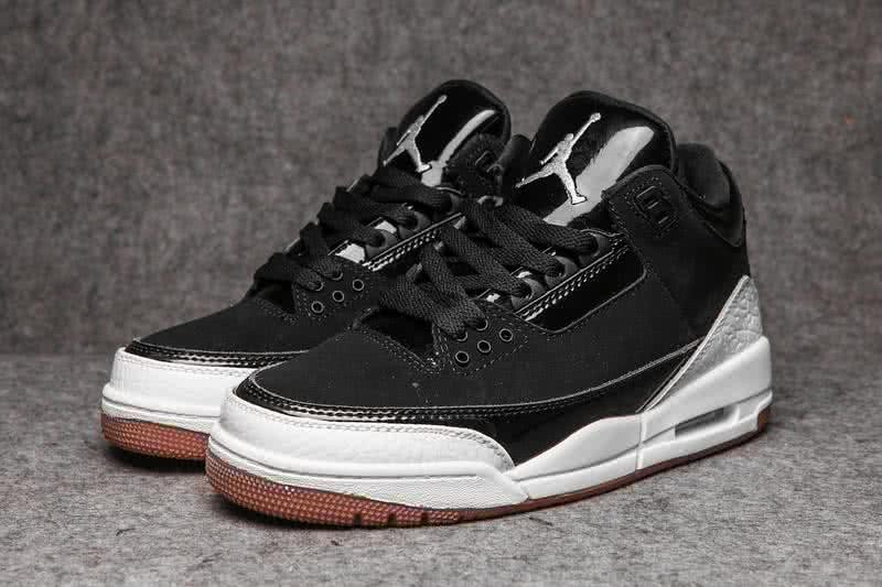 Air Jordan 3 Shoes Black And White Men 5