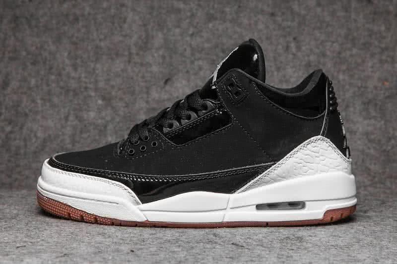 Air Jordan 3 Shoes Black And White Men 6