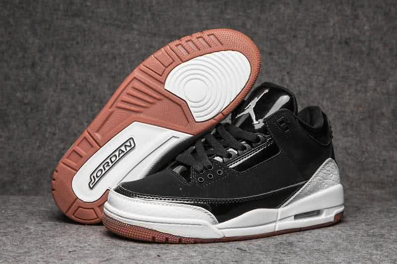 Air Jordan 3 Shoes Black And White Men 1